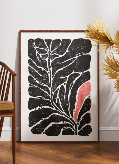 O Encontro de Duas Eras: Linocut e Geometria
